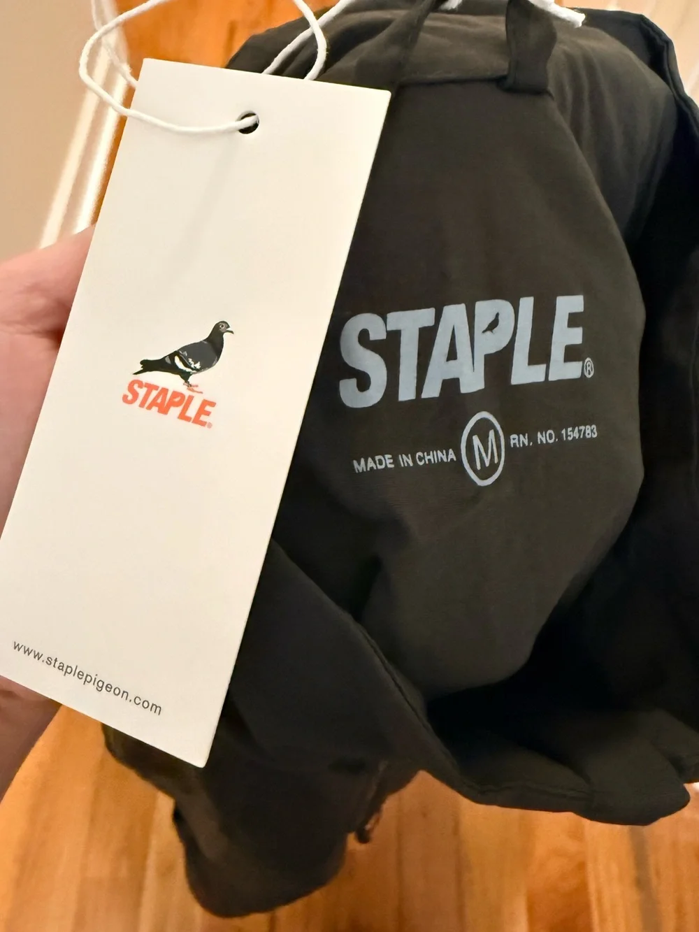 STAPLE - Men's Pullover Windbreaker Jacket - size Medium - NWT
